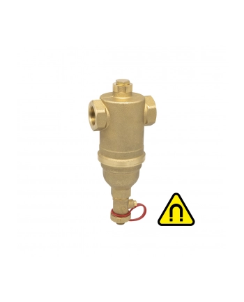 Icma | 746 | F-F dirt separator for heating and cooling systems with a removable magnetic cartridge