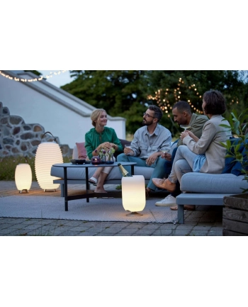kooduu Lampa LED z głośnikiem i coolerem na napoje Atmos silver nr 1