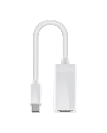 Goobay | Mini DisplayPort/HDMI adapter cable 1.1 | 51729 | White | Mini DisplayPort male | HDMI female (Type A) nr 1