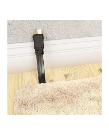 Goobay | High Speed HDMI Flat Cable with Ethernet | 61279 | HDMI male (type A) | HDMI (type A) | HDMI to HDMI | 2 m