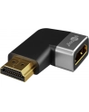 Goobay HDMI Angled Adapter 270° Horizontal, 8K @ 60 Hz, Gold-Plated, Black/Silver | 72012 - nr 2