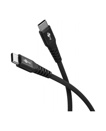 Goobay | USB-C Supersoft Textile Cable with Metal Plugs | 73954