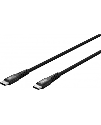 Goobay | USB-C Supersoft Textile Cable with Metal Plugs | 73954