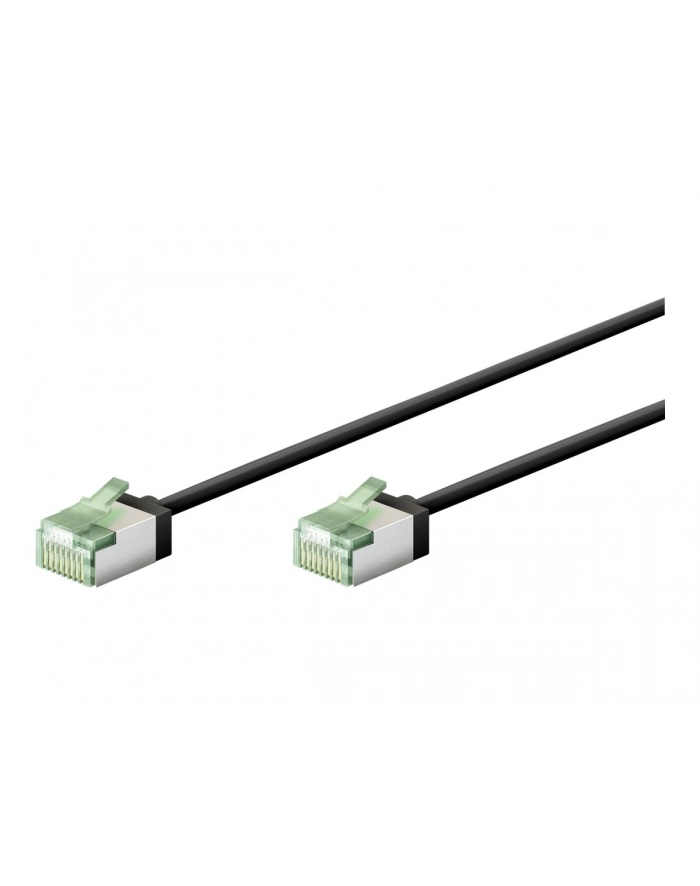 Goobay 74350 Ultra-Flexible CAT 8.1 Patch Cable, Slim, U/FTP, 0.15 m, Black | Goobay główny