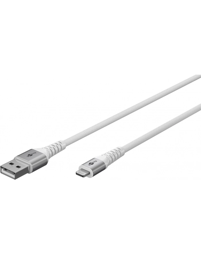Goobay | Lightning USB-A Supersoft Textile Cable with Metal Plugs | 74511 główny