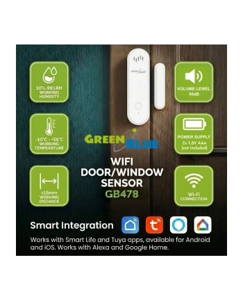 greenblue Bezprzewodowy czujnik otwarcia GB478