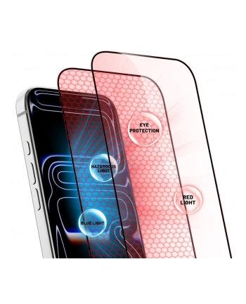 crong Szkło hartowane OptiRed Glass z filtrem światła niebieskiego iPhone 17 Pro nr 1