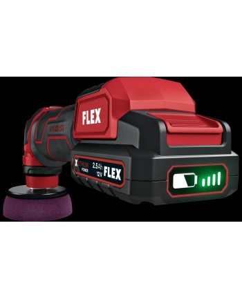 Flex The smart cordless polisher 12 V, rotary and random orbital free-running | PXE 80 12-EC/2.5 SET nr 2