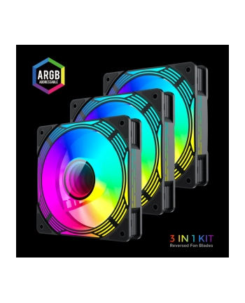 Gamemax Case Fan | KF300R BK | Black