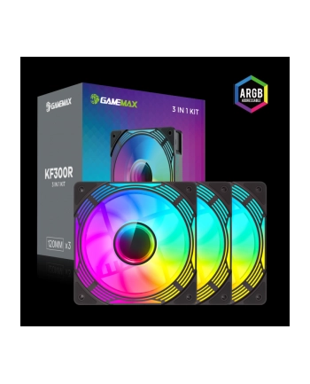 Gamemax Case Fan | KF300R BK | Black