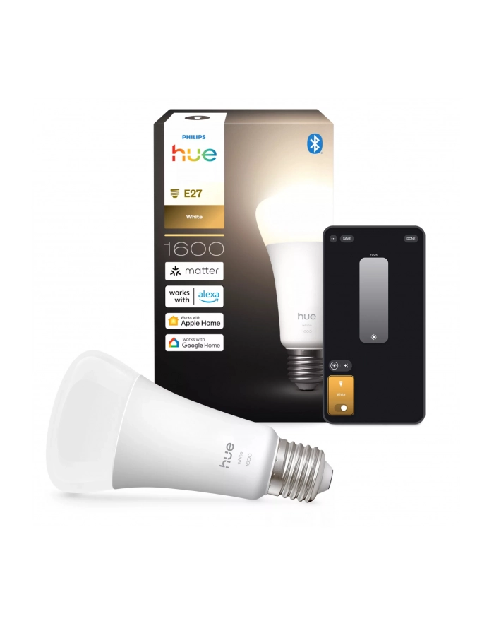 Philips Hue W 1600 A67 1P EU | E27 | 13.5 W | Soft white light | Bluetooth and Zigbee główny