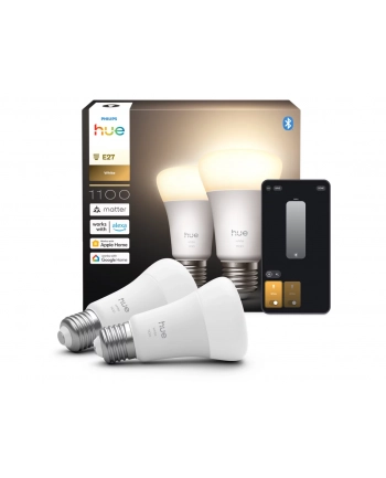 Philips Hue W 1100 A60 2P EU | E27 | 9.5 W | Soft white light | Bluetooth and Zigbee nr 2