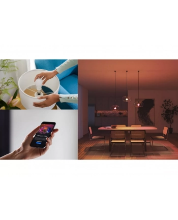 Philips Hue E WCA 806 A60 1P EU | E27 | 8 W | 16 million colours, White and colour light | Bluetooth, Zigbee nr 2
