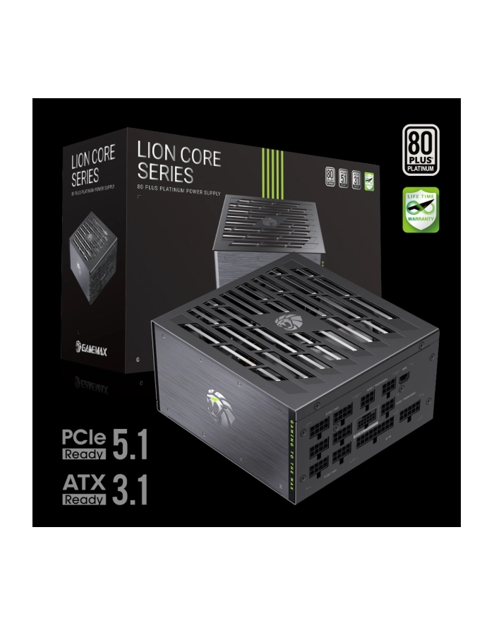 Gamemax PSU | LION CORE 1200P | 1200 W | Platinum | Full Modular główny