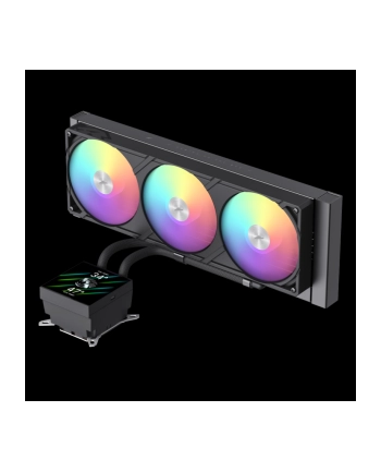 Gamemax CPU Liquid Cooler | GLACIER 360 LCD BK | Black