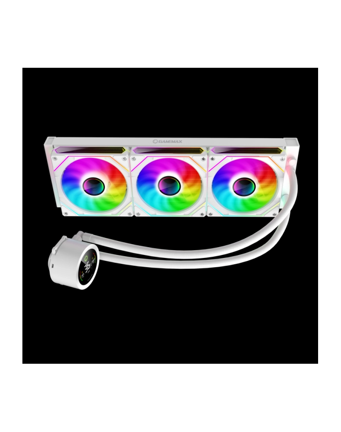 Gamemax CPU Liquid Cooler | ICEBURG 360 DIGITAL WH | White główny