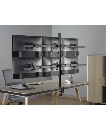 Equip Uchwyt biurkowy na 6 monitorów 17'' - 32'' (650160)
