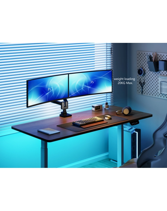 Equip Uchwyt biurkowy na 2 monitory 17'' - 35''(650182) główny