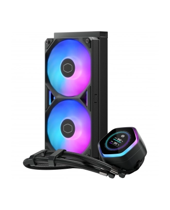 Chłodzenie procesora Cooler Master Chłodzenie wodne MasterLiquid 240 Atmos II LCD ARGB (MLXD24MA25SZL1)