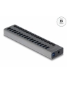 Hub USB Delock Hub Usb 3.0 w metalowej obudowie 10-portowy z przełącznikiem 63976 (63739) - nr 1