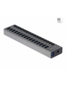 Hub USB Delock Hub Usb 3.0 w metalowej obudowie 10-portowy z przełącznikiem 63976 (63739) - nr 5