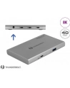 Hub USB Delock Hub Thunderbolt 4 z 3 portami i portem Usb Typu-A 10 Gbps 8K (64157) - nr 5