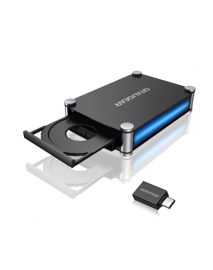 Graugear Kieszeń externes Laufwerk Gehäuse 5,25"SATA Blu-Ray/DVD/CD (G5251) główny