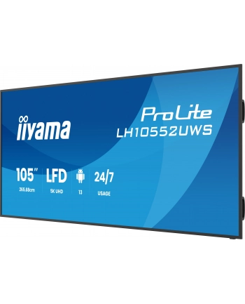 iiyama Monitor wielkoformatowy 105 '' ProLite LH10552UWS-B1AG 21:9(5K),24/7,IPS,HDMI,500cd,8ms nr 2
