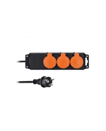 Solight Przedłużacz Ip44 3-Gniazda 10m