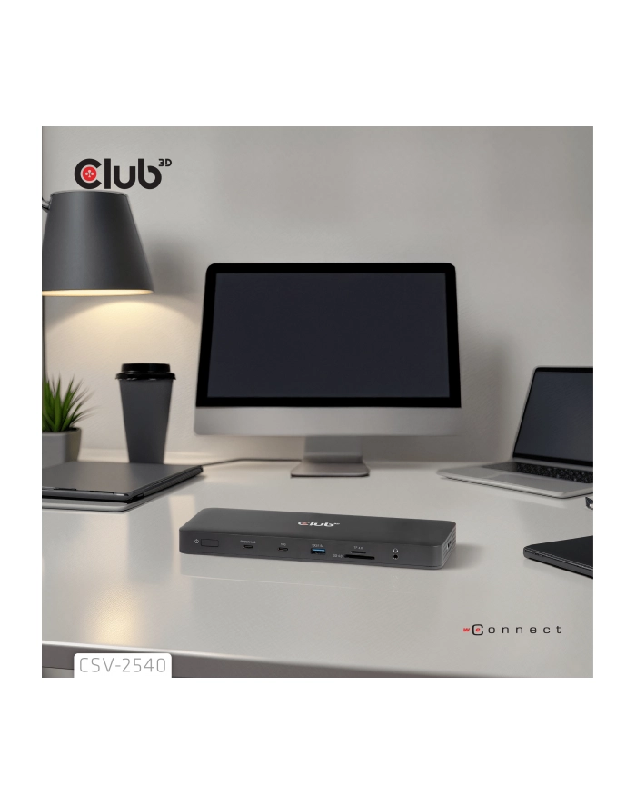 Stacja dokująca Club 3d CSV-2540 (549195) główny