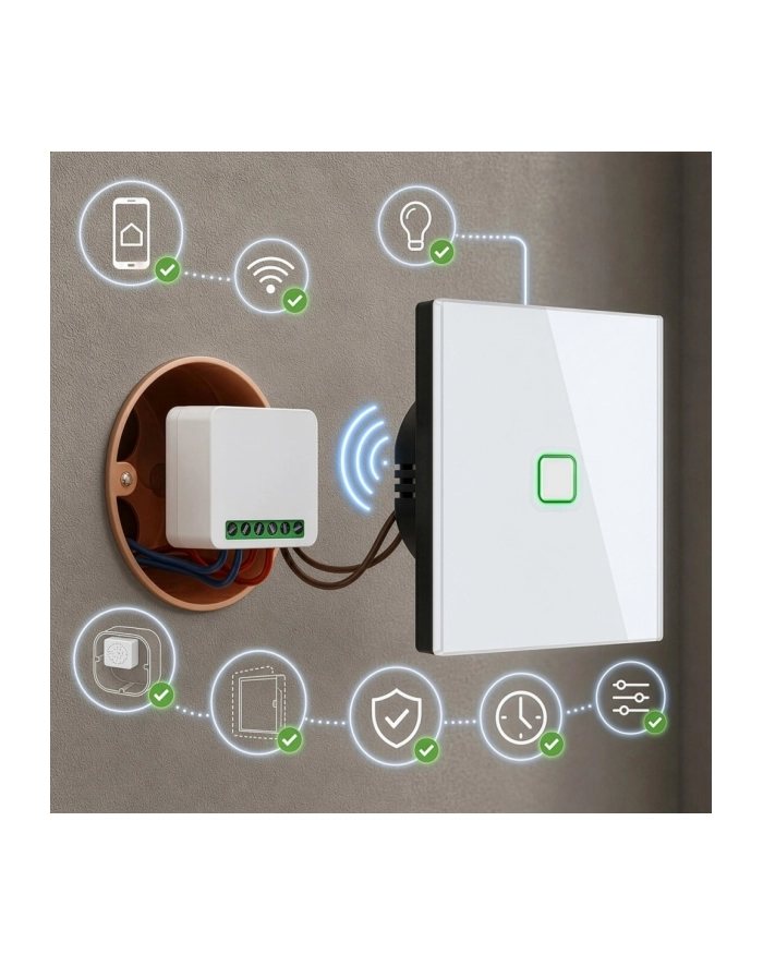 greenblue Przekaźnik sterownik Wi-Fi dopuszkowy GB739 główny
