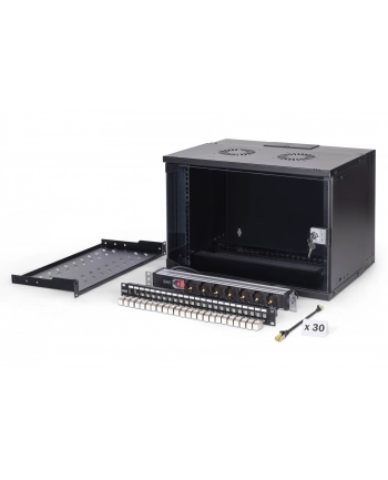 Digitus Zestaw sieciowy 19'' szafa 7U i wyposażenie wersja gr SOHO Pro bez montażu (DN49203SET) nr 2