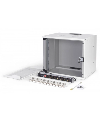 Digitus Zestaw sieciowy 19'' szafa 7U i wyposażenie wersja gr SOHO Pro bez montażu (DN49204SET) nr 1