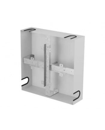 lanberg Stelaż zapasu kabla 400x400 szary  AK-3144-S