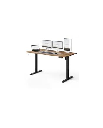 Biurko SENSE7 NOJO LIGHT Ciemnobrązowe 140 cmx70 cm nr 1