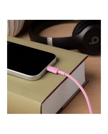 apple Przewód pleciony Beats USB-C na USB-C (1,5 m) - turboróżowy