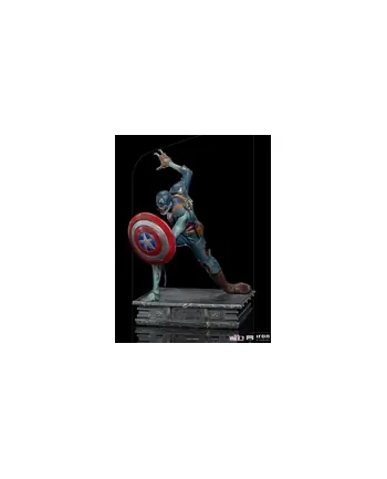 Iron Studios Marvel What If 1:10 Art Scale Statue Zombie Captain America 22Cm