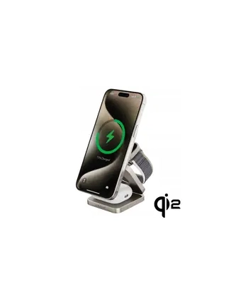 Cubenest Bezprzewodowa Ładowarka Sq312 Pro 3V1 Qi2 Magsafe