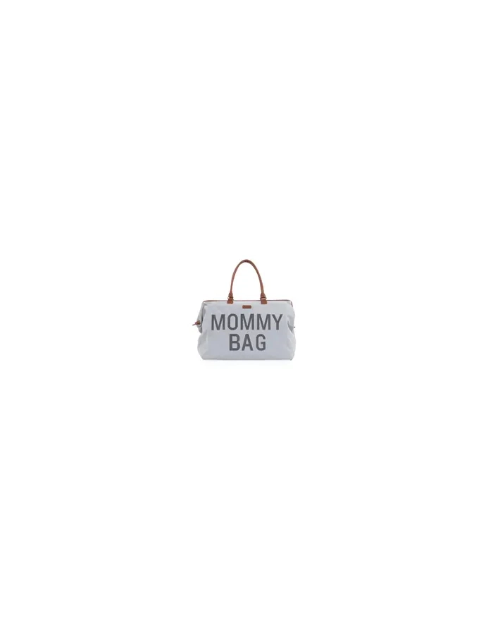 Torba Mommy Bag kanwas szara Childhome główny