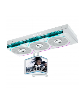 Lian Li Hydroshift II OLED Curved 360TL 3x120mm Białe