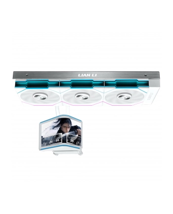 Lian Li Hydroshift II OLED Curved 360TL 3x120mm Białe