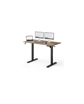 Biurko SENSE7 NOJO LIGHT Ciemnobrązowe 120 cmx60 cm nr 1