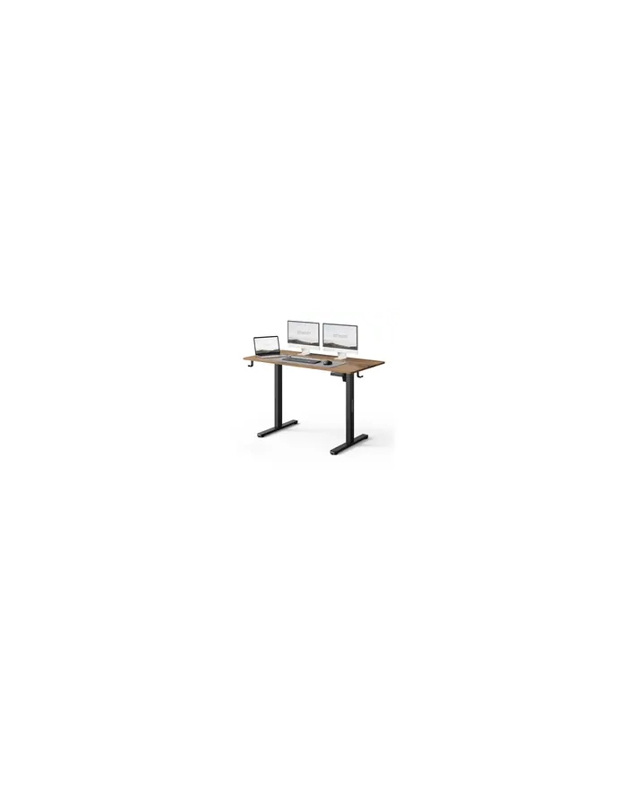 Biurko SENSE7 NOJO LIGHT Ciemnobrązowe 120 cmx60 cm główny