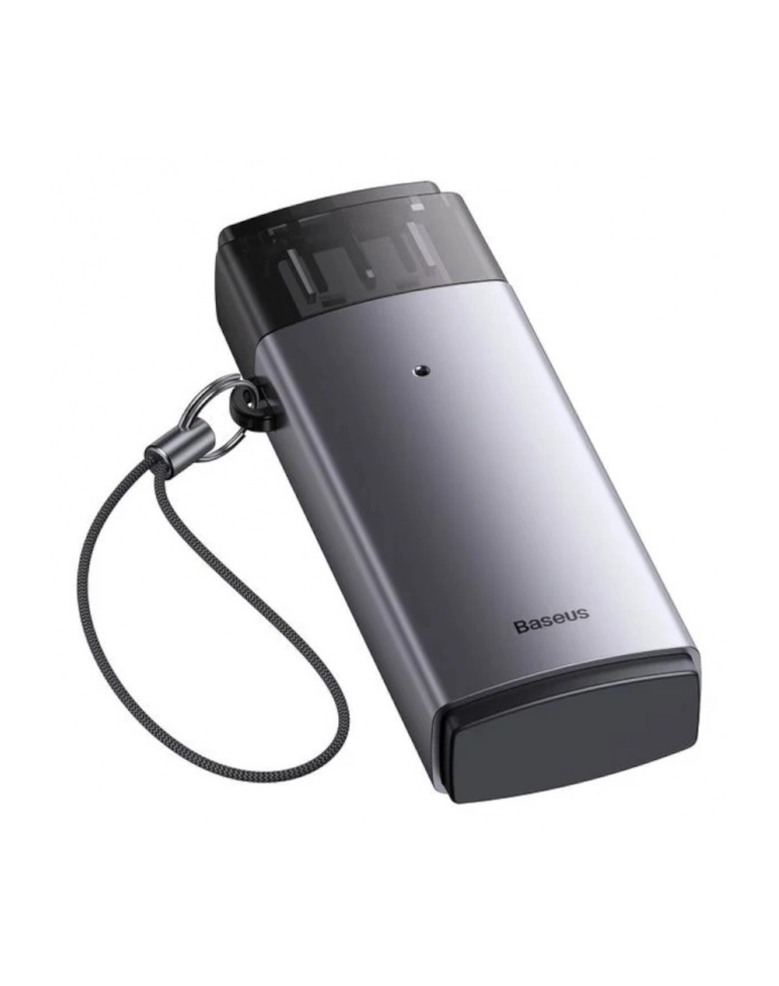 baseus Czytnik kart USB 3.0 SD + microSD szary główny
