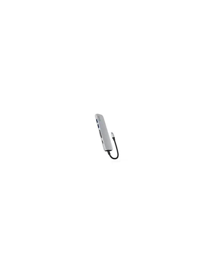Epico Mini Aluminium 6in1 hub USB-C srebrny (9915112100067) główny