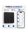 qoltec Inteligentny 3-kanałowy włącznik wyłącznik światła | Wi-Fi | Timer - nr 11
