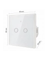 qoltec Inteligentny dotykowy 2-kanałowy włącznik wyłącznik światła | Wi-Fi | Timer - nr 3