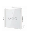 qoltec Inteligentny dotykowy 3-kanałowy włącznik wyłącznik światła | Wi-Fi | Timer | Tuya - nr 3