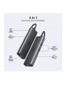 Adapter hub USB-C 6w1 Ugreen CM512 45000 2x USB 3.0 + HDMI + 2x USB-C + RJ45 - nr 3