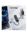 Adapter hub USB-C 6w1 Ugreen CM512 45000 2x USB 3.0 + HDMI + 2x USB-C + RJ45 - nr 7